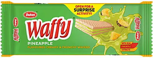 Dukes Waffy Pineapple Flavoured Wafers